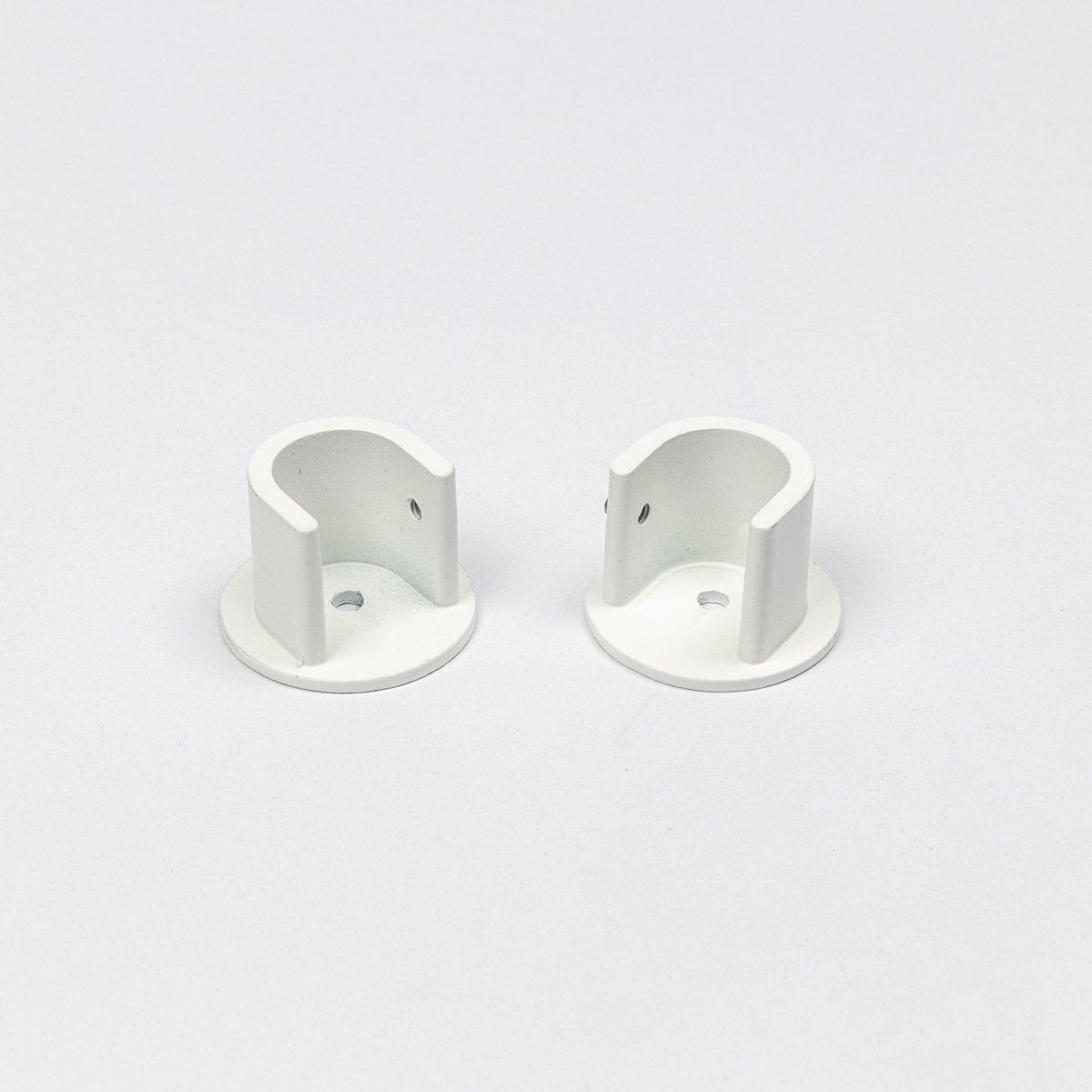 Conjunto 2 suportes mural branco mate