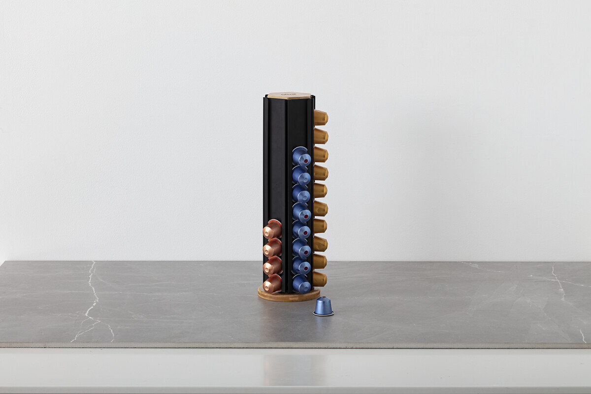 Suporte vertical para 60 c&aacute;psulas