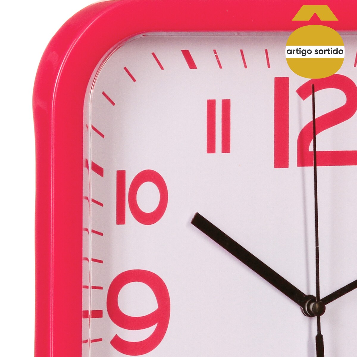 Rel&oacute;gio decorativo de parede 24,5cm