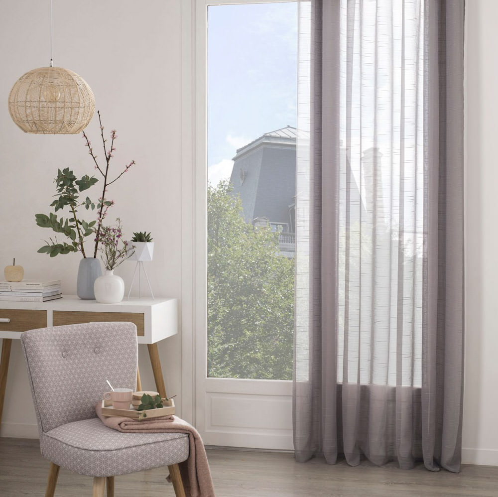 Cortina SAM cinza escuro 140x240cm