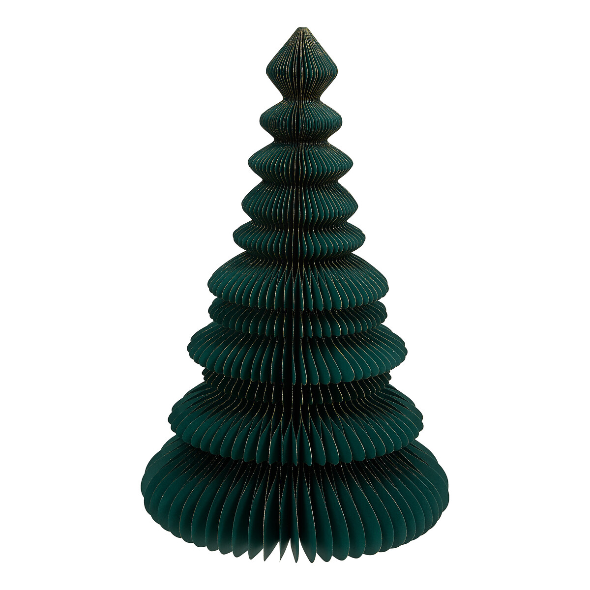 &Aacute;rvore de natal decorativa origami verde 60cm