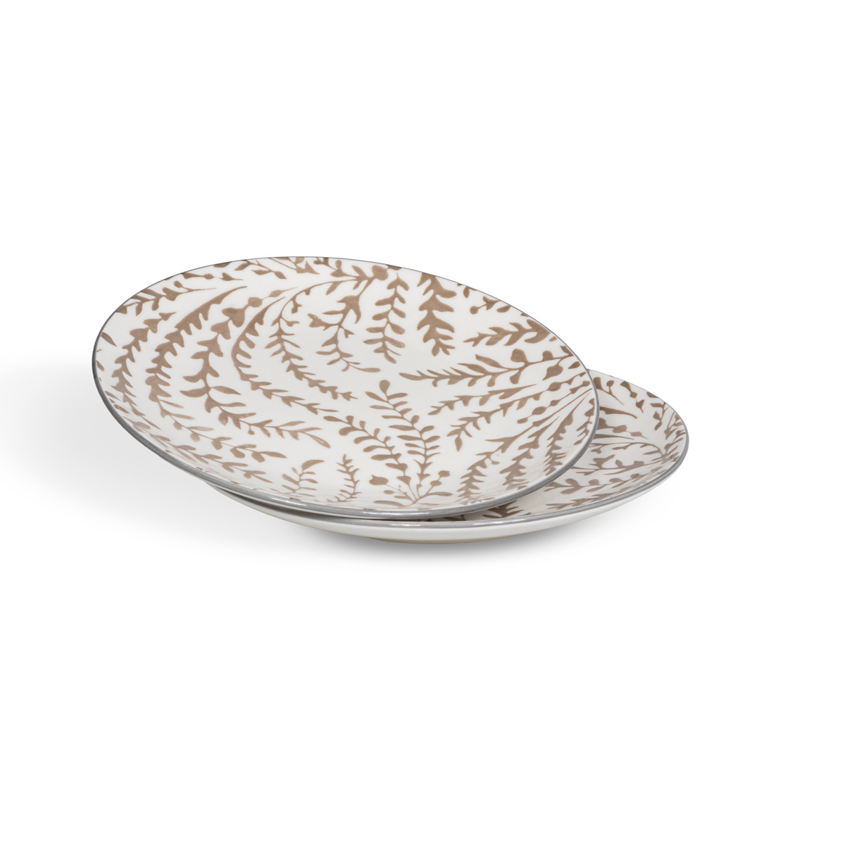 Prato de sobremesa ALIVE cinza 19cm,  Prato de sobremesa ALIVE cinza 19cm