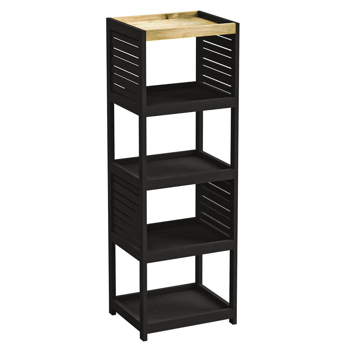 M&oacute;vel wc com 5 n&iacute;veis CANCUN preto