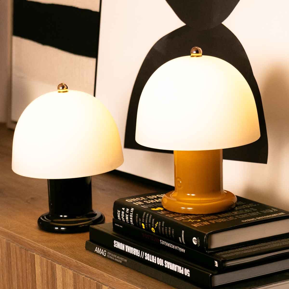 Candeeiro de mesa RICK amarelo