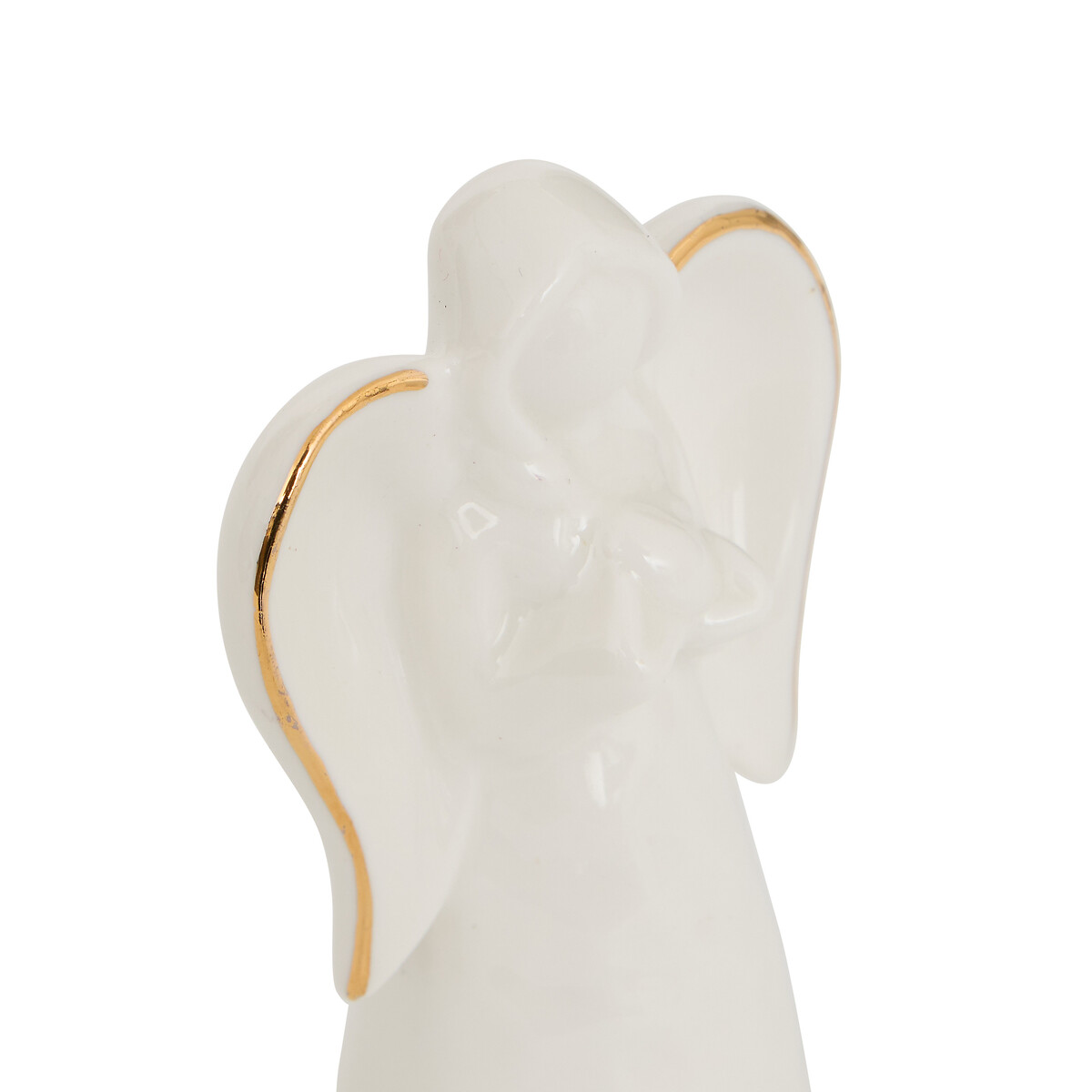 Figura Anjo em cer&acirc;mica 10cm