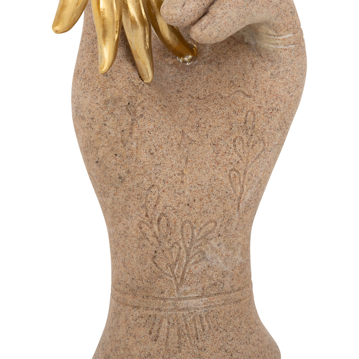 Est&aacute;tua Decorativa M&atilde;o Em Resina 21cm