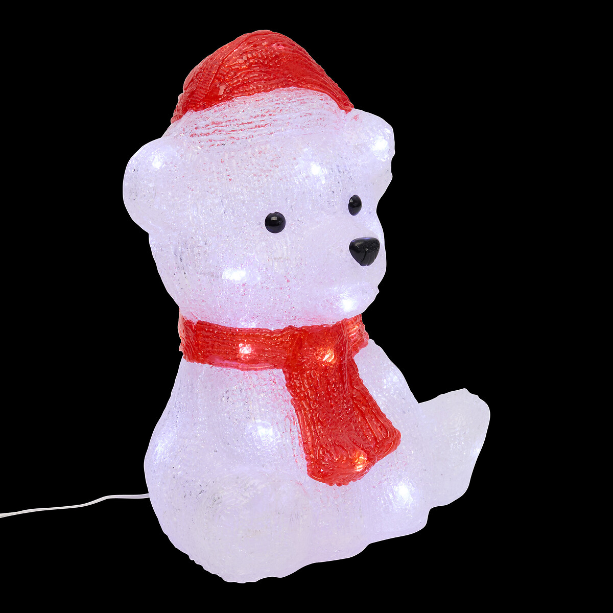 Urso luminoso com 25 leds