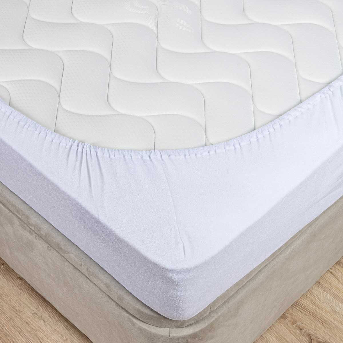 Protetor de colch&atilde;o de casal ESSENTIAL 160x200cm