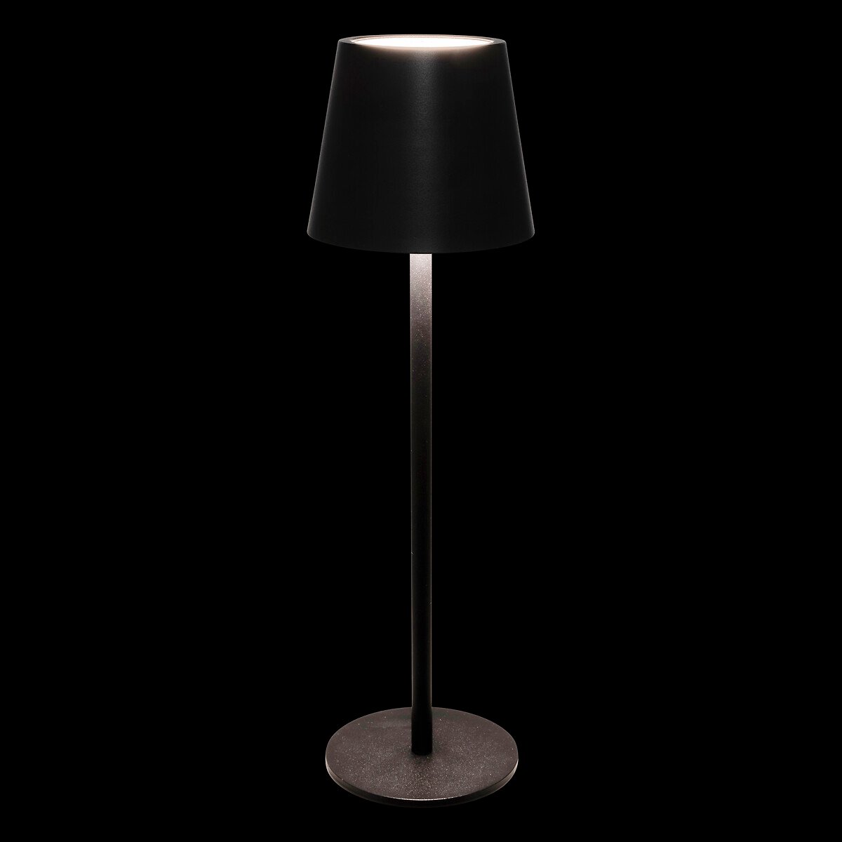 Candeeiro de mesa CODY preto em metal 36cm