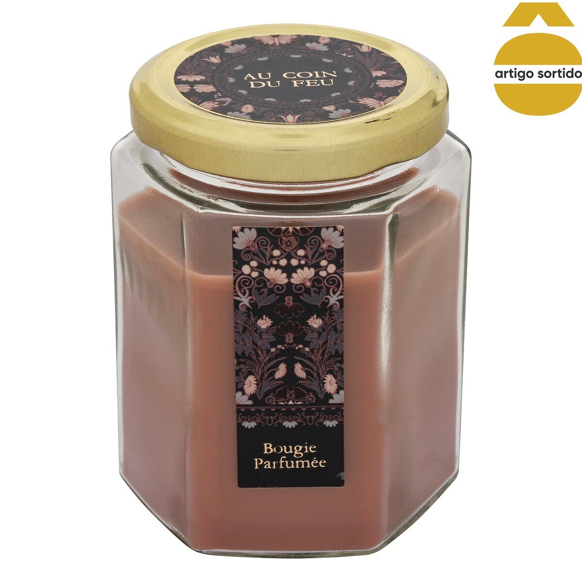 Vela perfumada em frasco vidro LIT