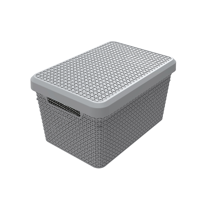 Caixa para arrumação com tampa MODE 17l