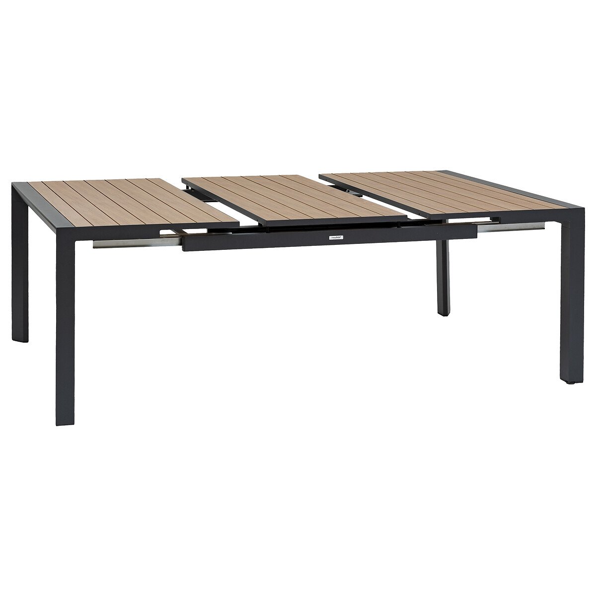 Mesa extens&iacute;vel autom&aacute;tica EVASION castanho 142-202cm