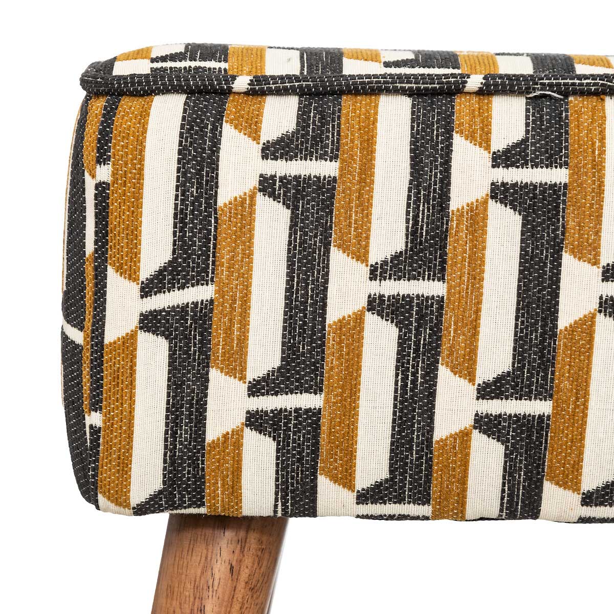 Tamborete CHIARA em tecido decorado