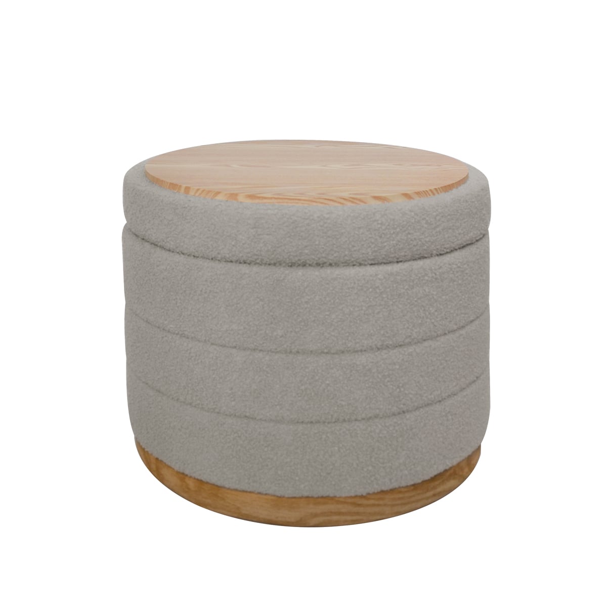 Pufe/mesa BATH cinza 44x56cm