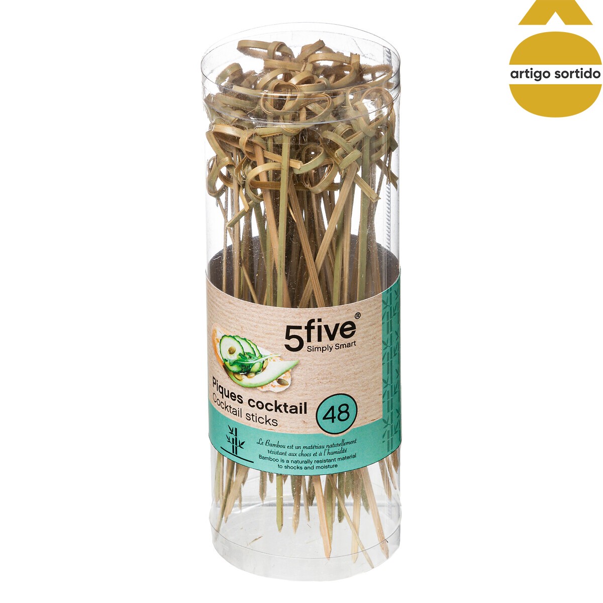 Conjunto de 48 palitos para cocktail