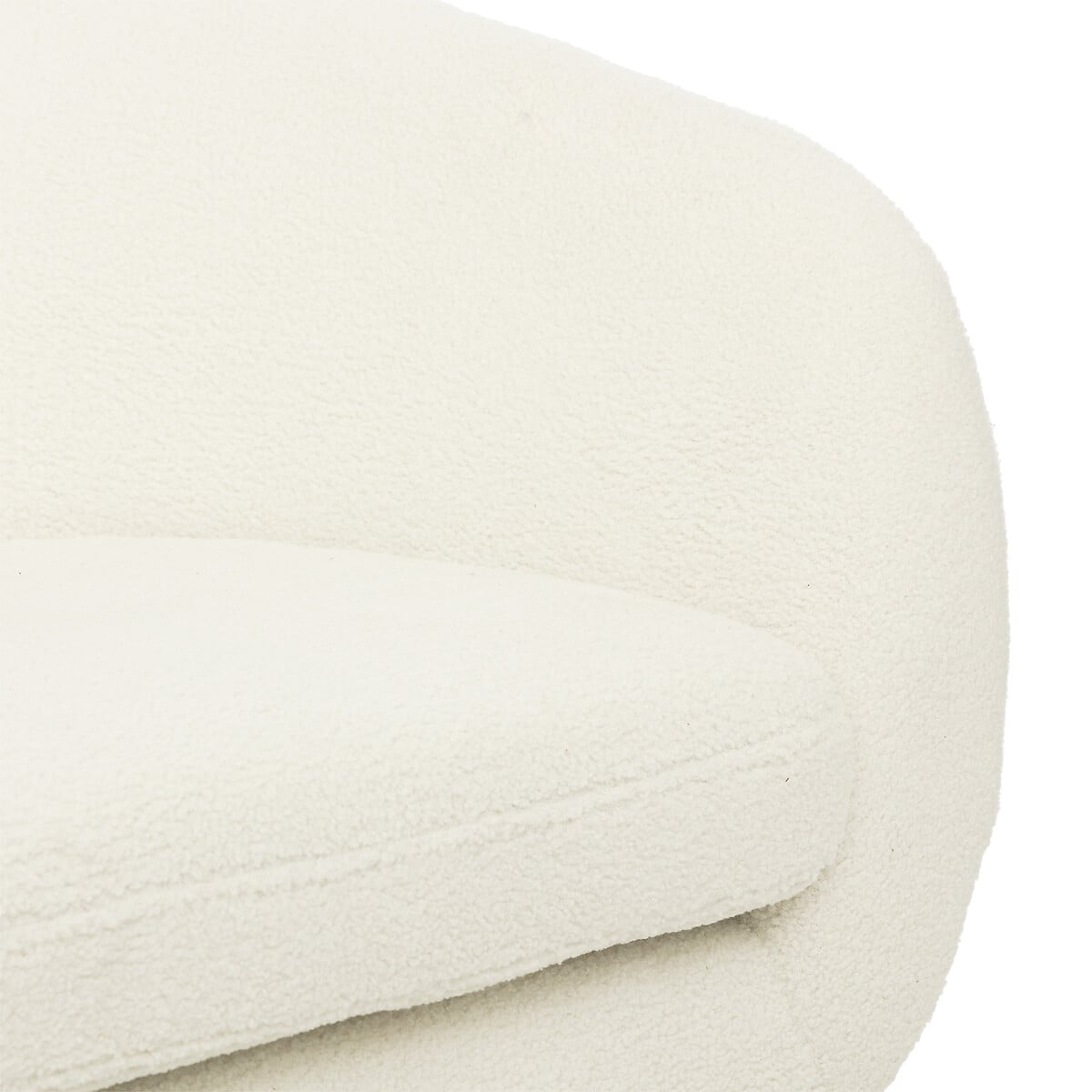 Poltrona SOLARO branco em pelo