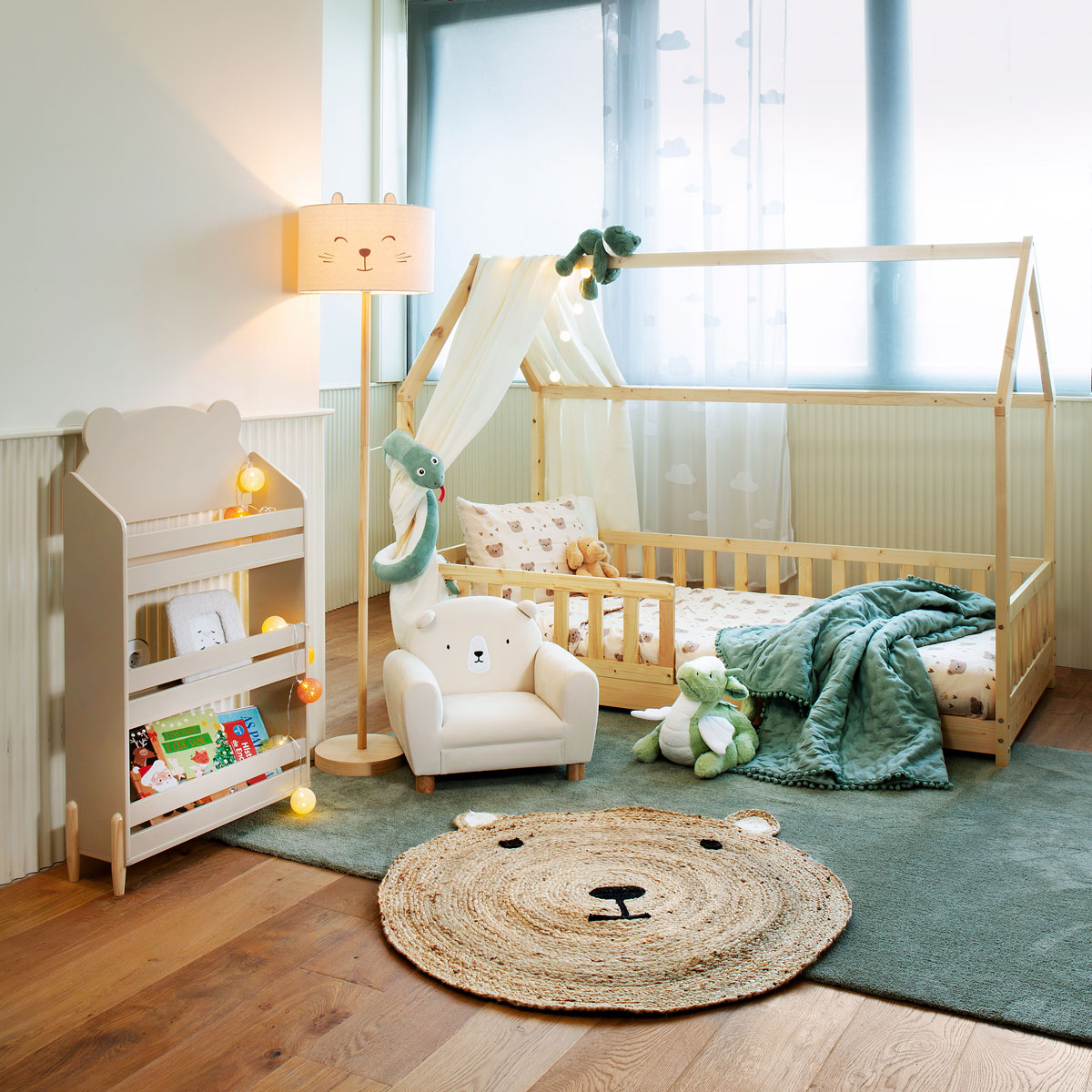 Estante biblioteca DOUCEUR de 3 n&iacute;veis