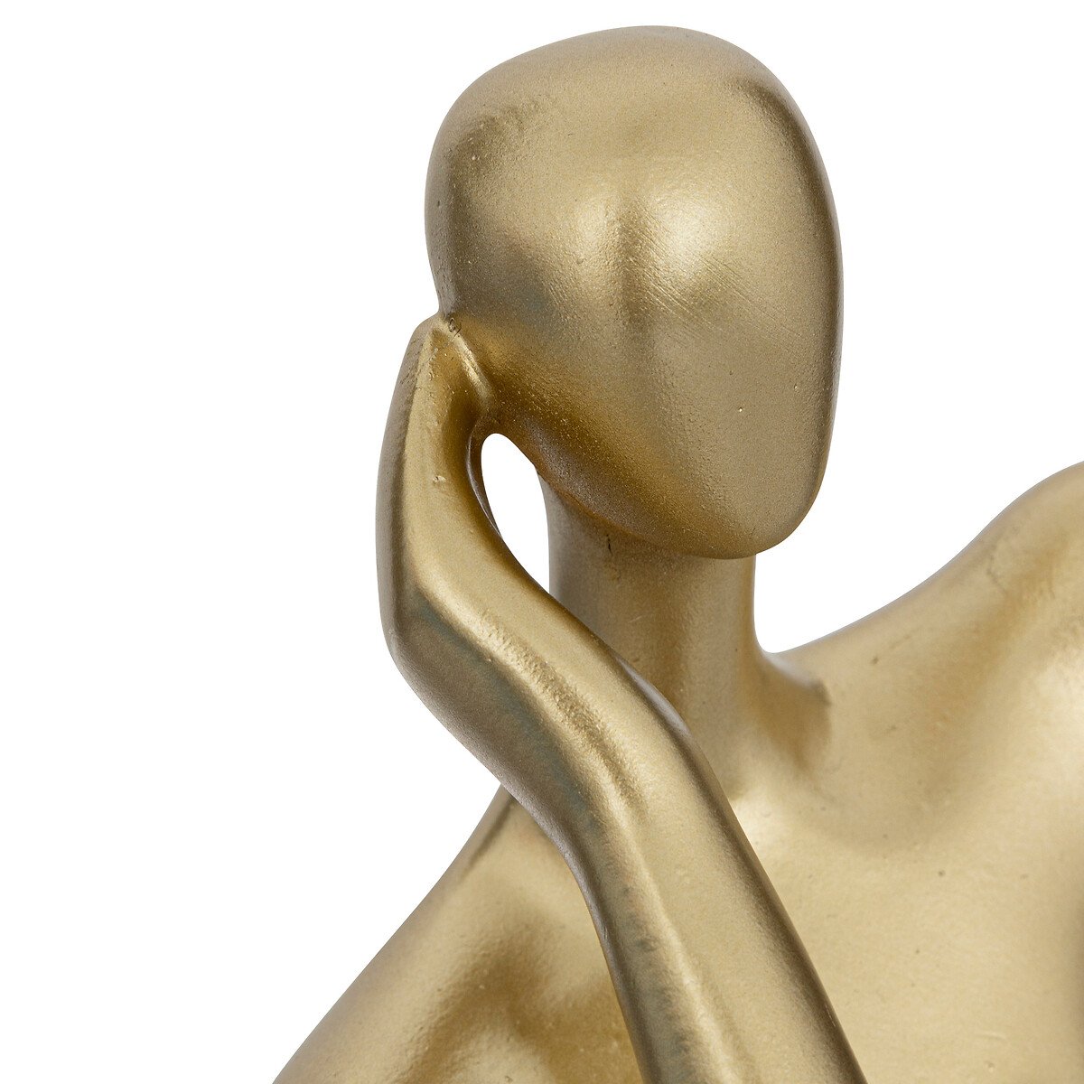 Est&aacute;tua dourada figura de mulher