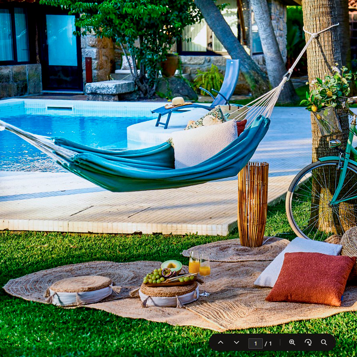 Cama de rede YAQUI p&eacute;rola sem estrutura 150x307cm