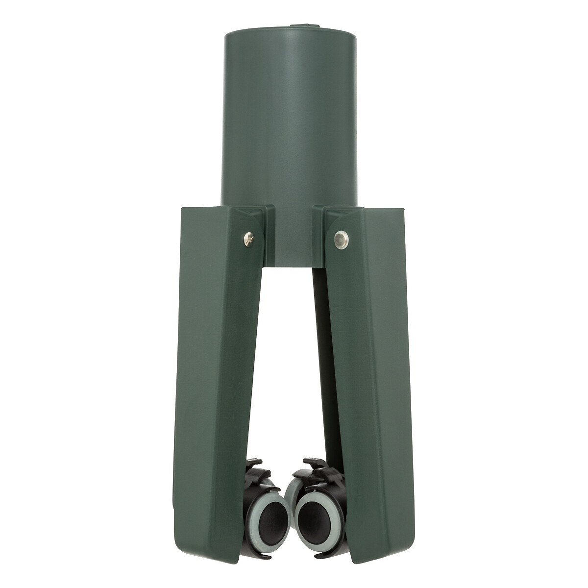 Pé em metal com rodas para árvore de natal