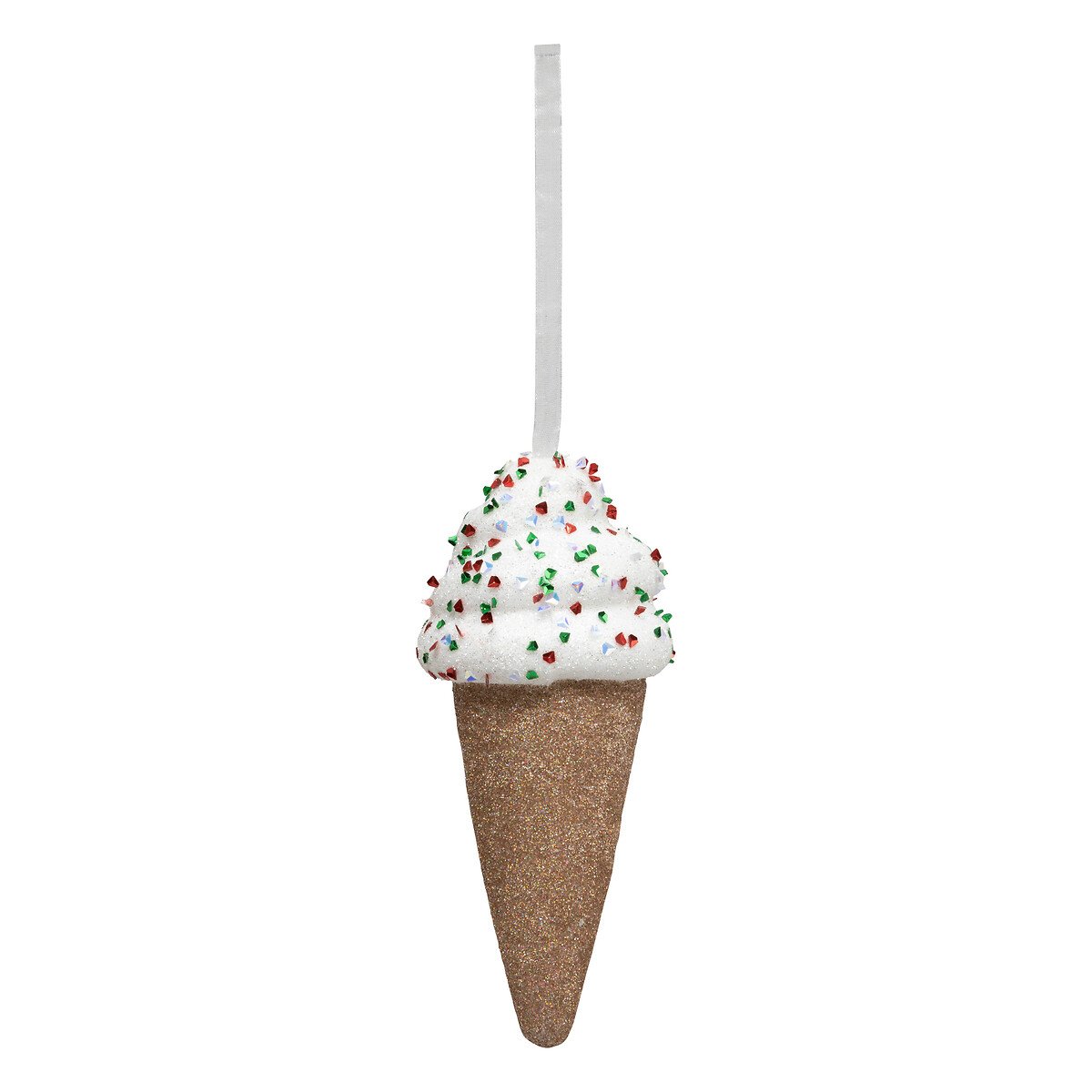 Pendurante em forma de cone de gelado 15cm,  Pendurante em forma de cone de gelado 15cm