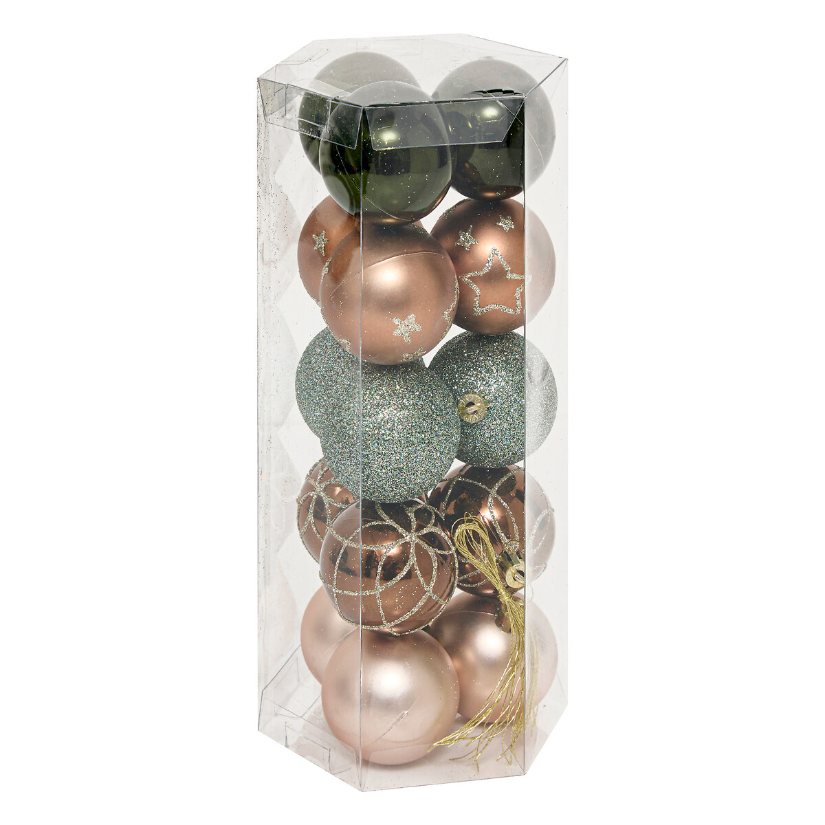 Conjunto de 15 bolas para decoração árvore 5cm