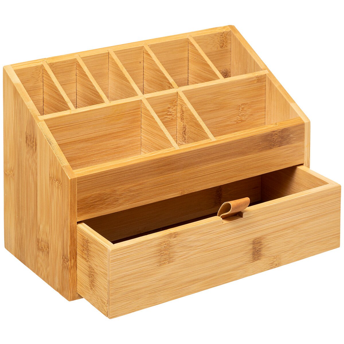 Organizador wc com puxador de Bambu