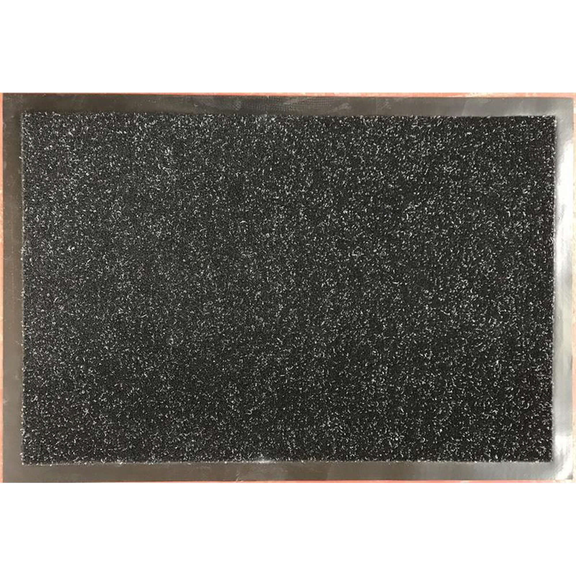 Tapete de entrada preto 60x80cm