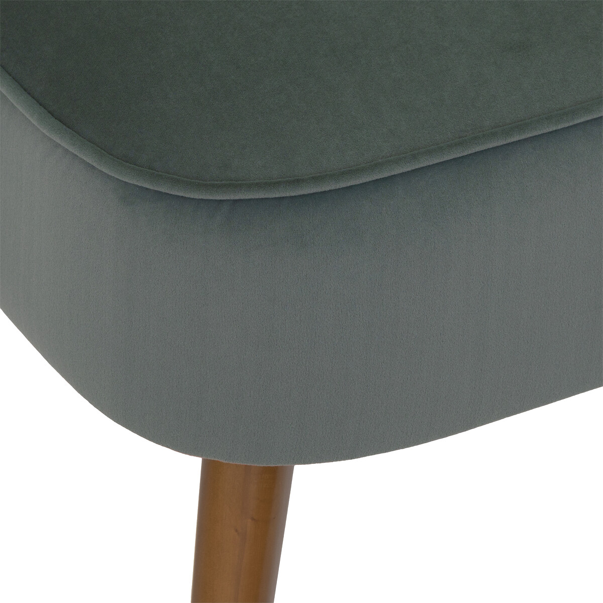 Poltrona NAOVA verde de veludo