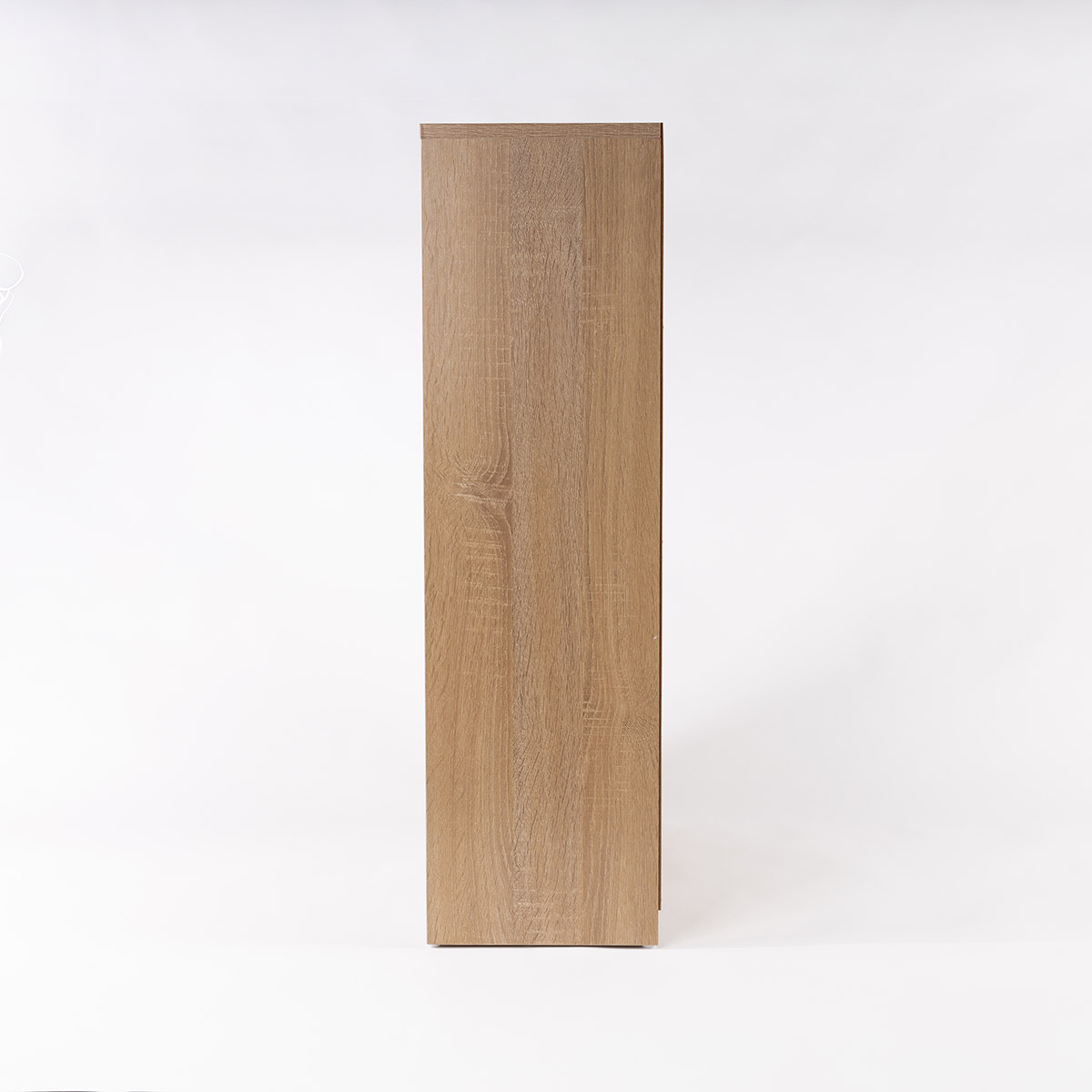 Sapateira ripada natural com 2 gavetas 84cm