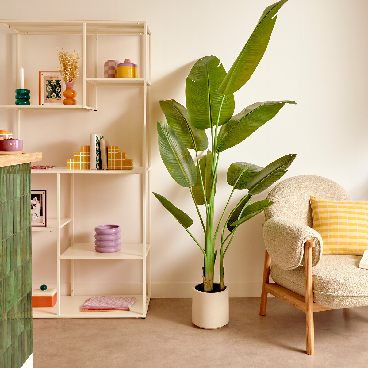 Almofada POOLSIDE amarela 40x40cm