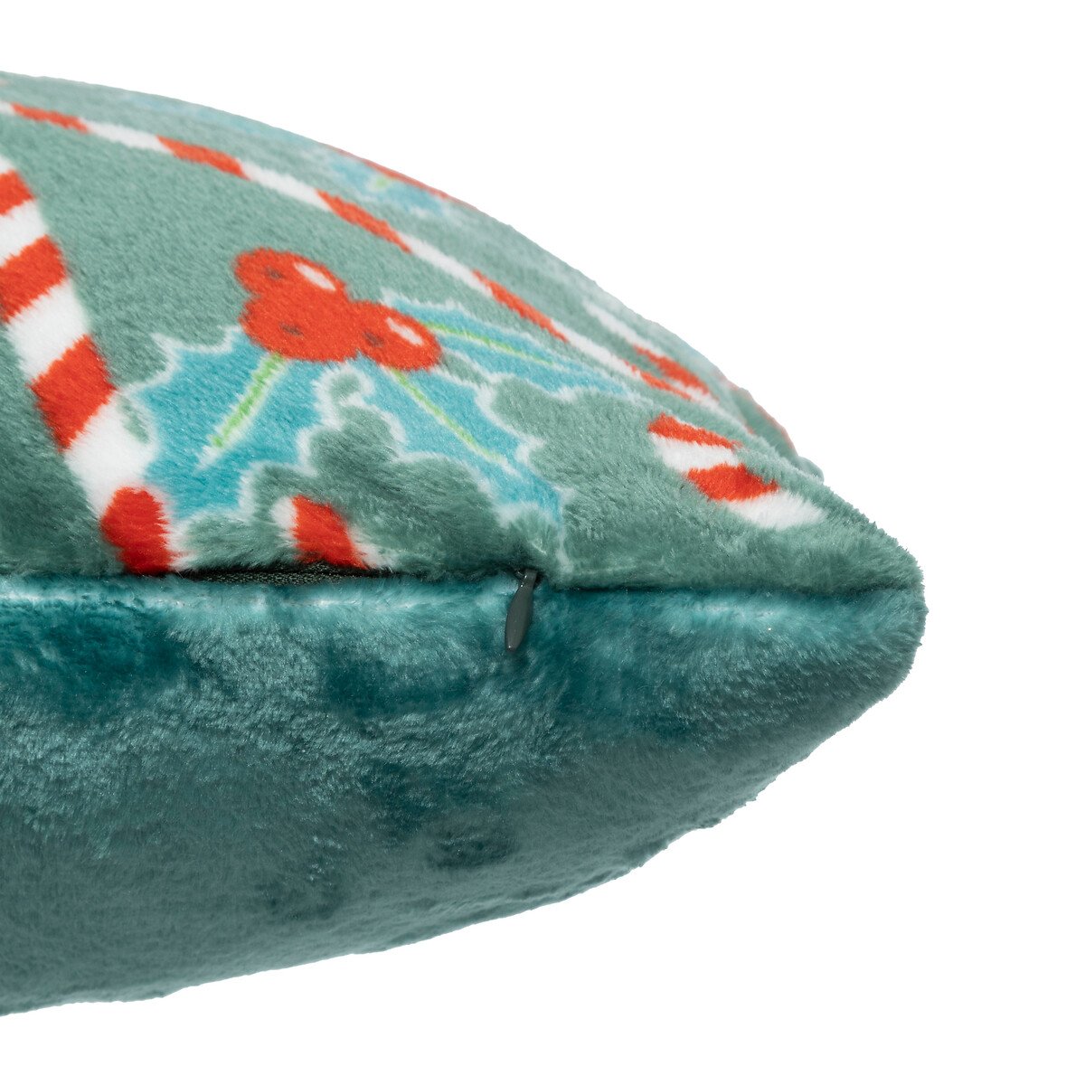 Almofada com decoração azevinho 40x40cm