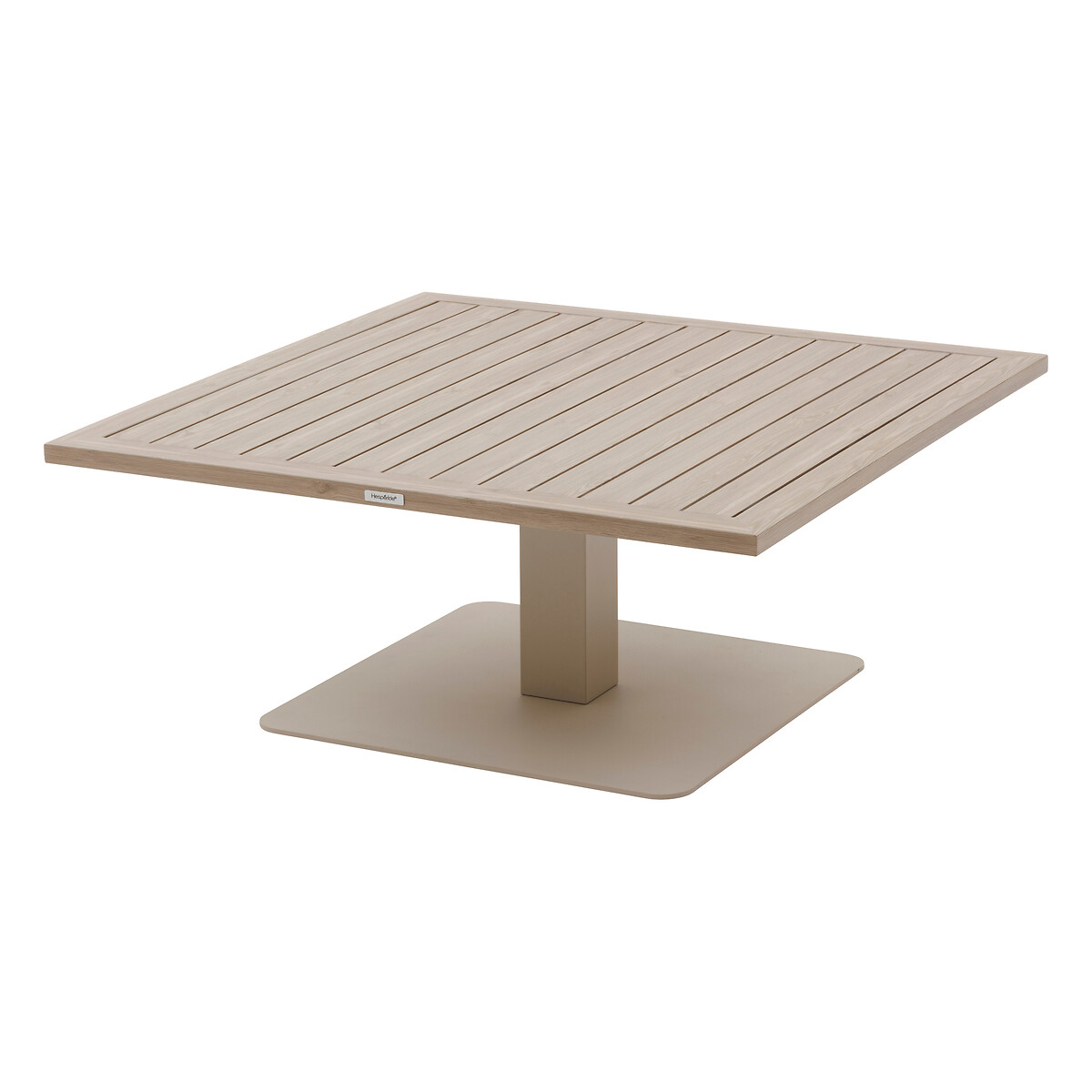 Mesa de centro SALIMIA elev&aacute;vel taupe