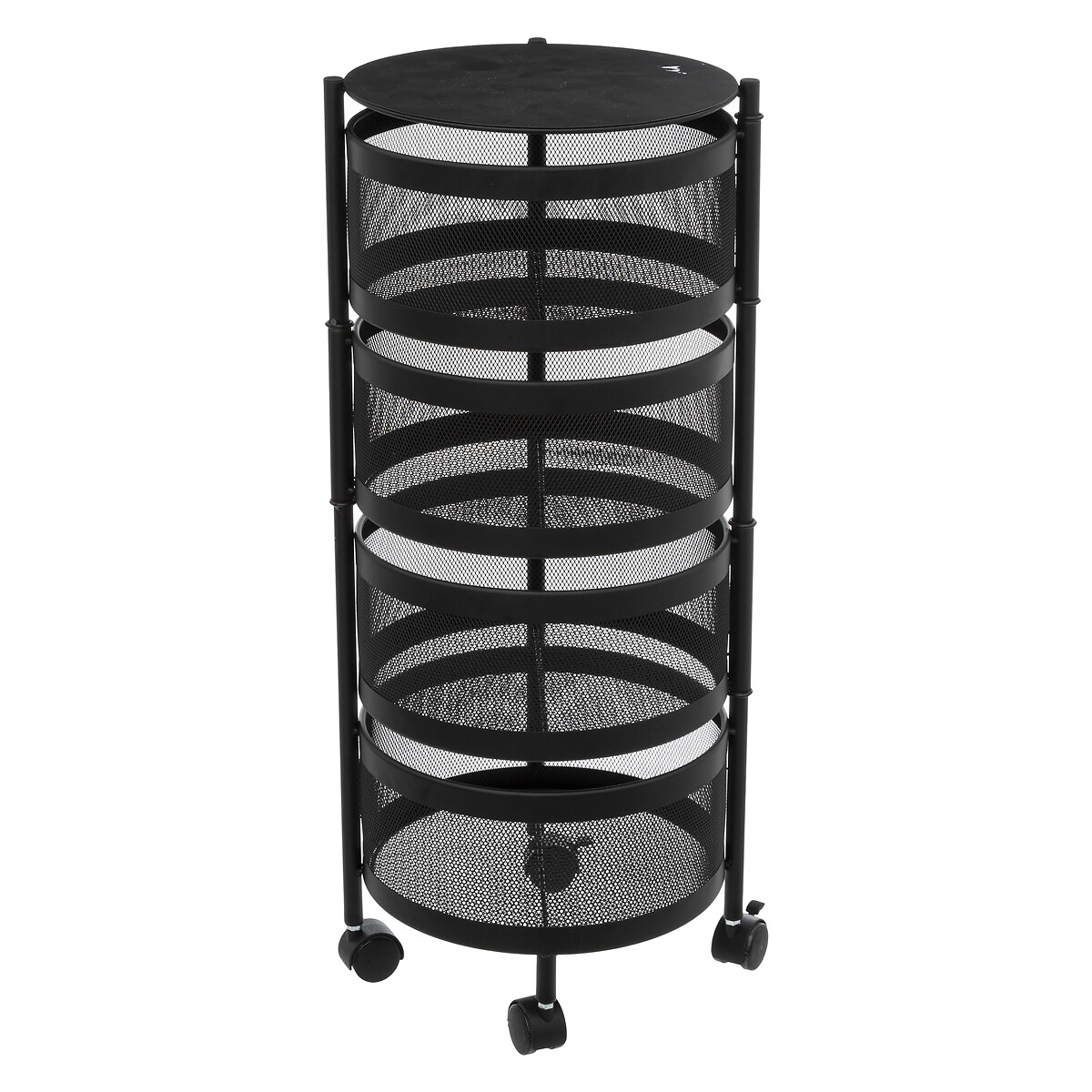 M&oacute;vel de apoio redondo MAYAJ preto