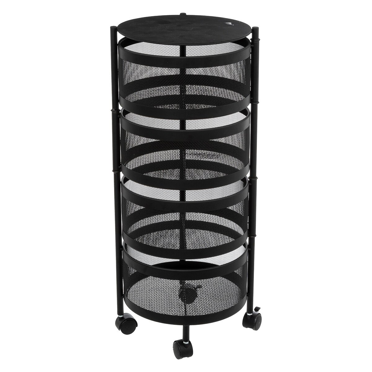 M&oacute;vel de apoio redondo MAYAJ preto