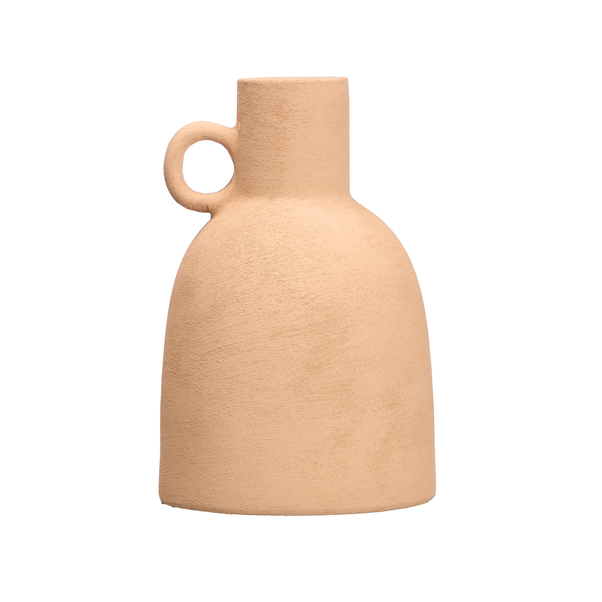 Jarra castanha em cer&acirc;mica 25cm