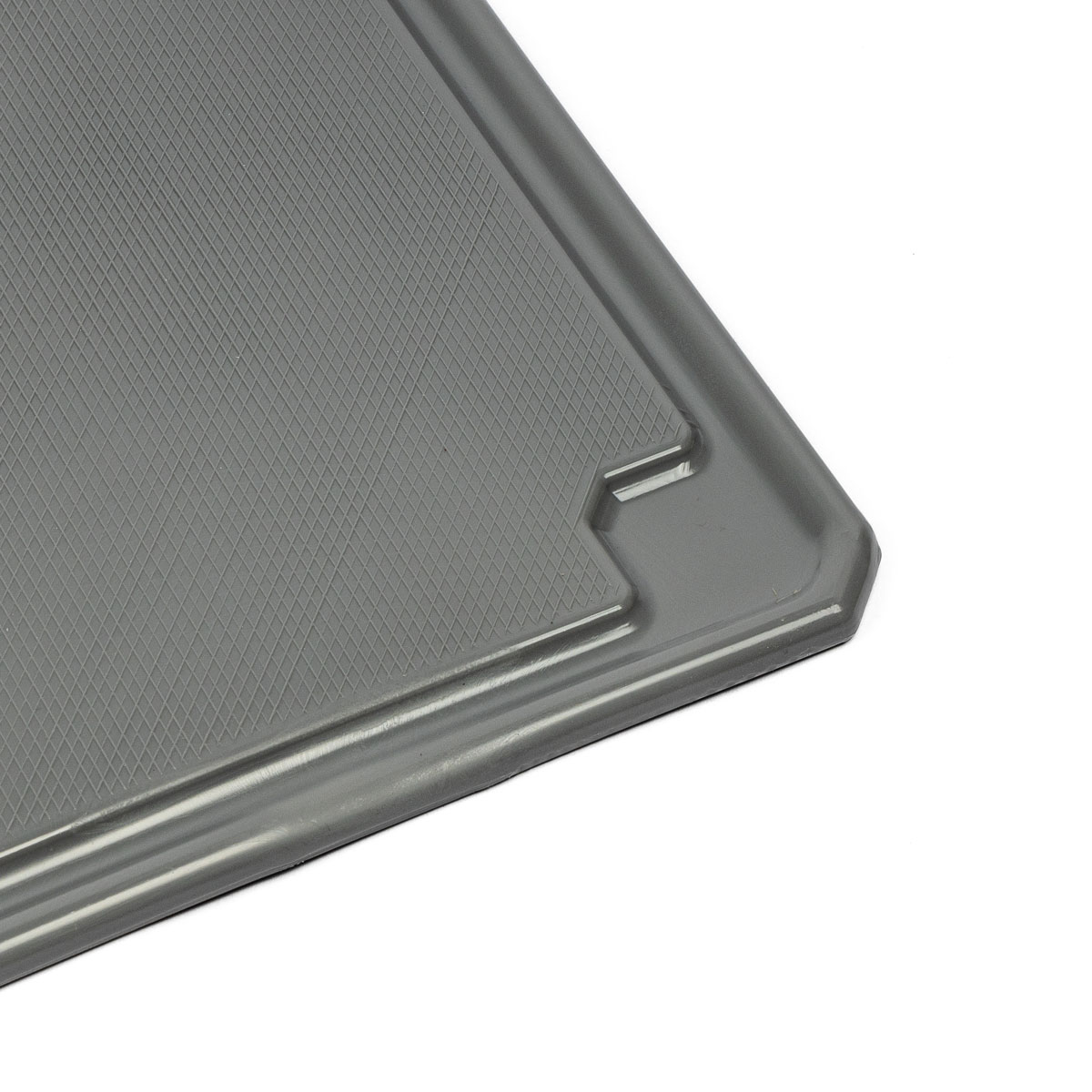 Tábua de cozinha cinza 25,5x37cm