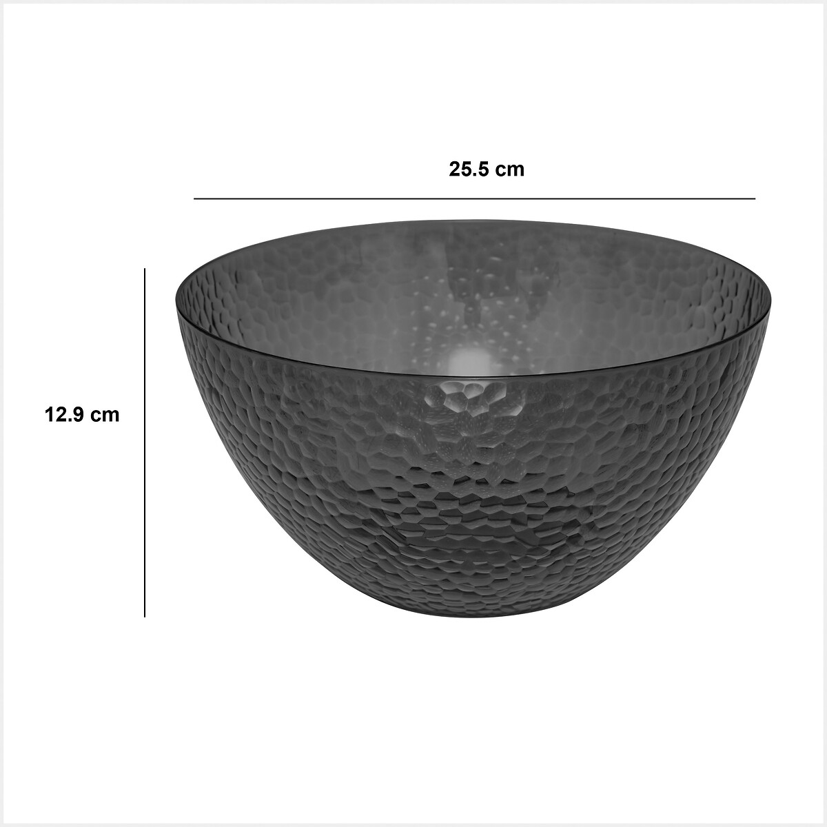 Saladeira ESTIVA cinza 25,5cm