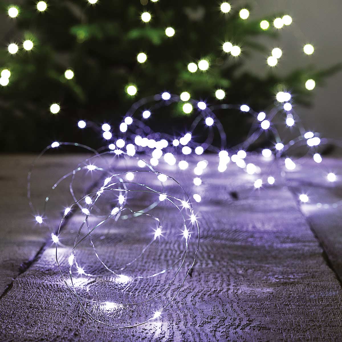 Série luminosa de natal solar branco frio 100 leds 10m,  Série luminosa de natal solar branco frio 100 leds 10m