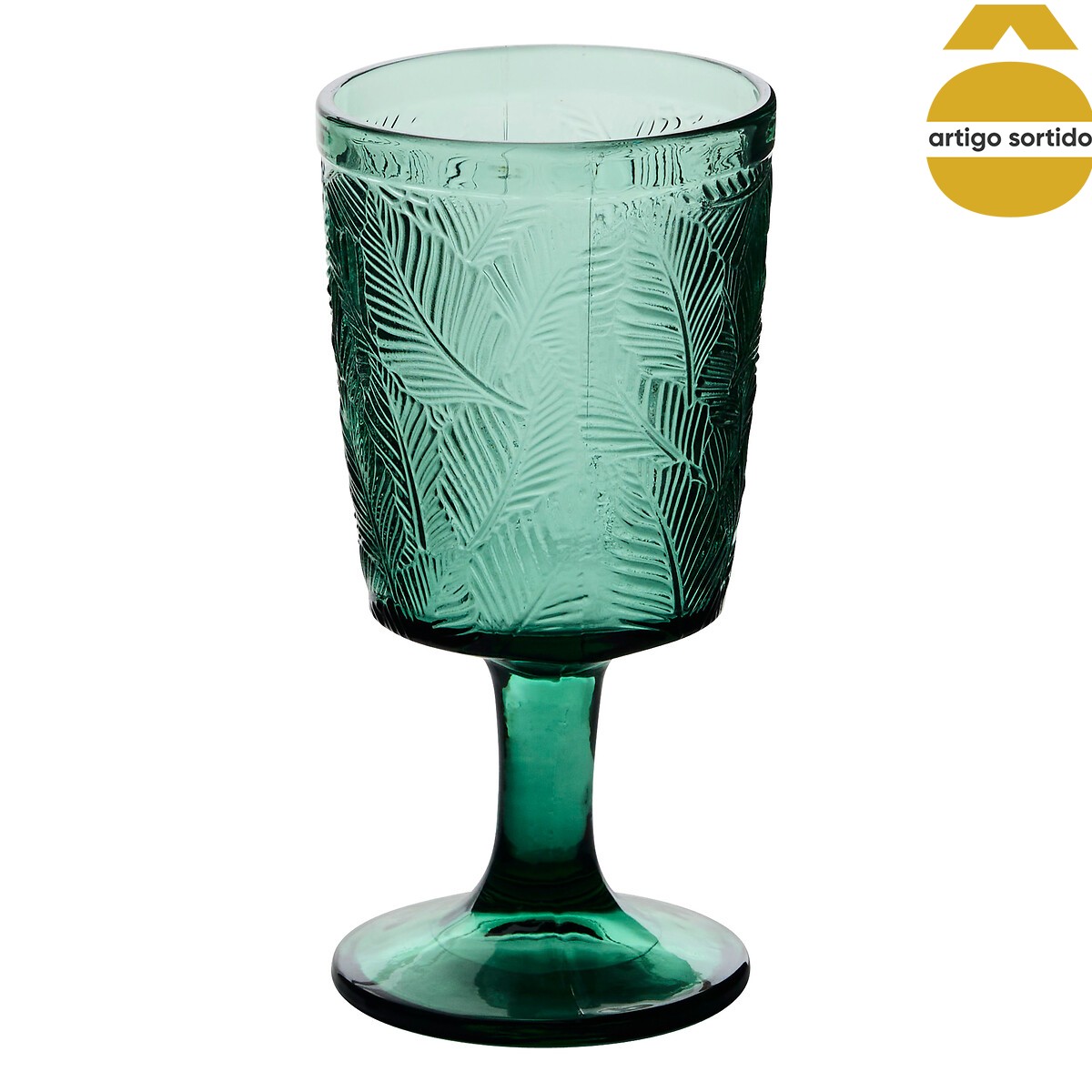 Copo de vinho com p&eacute; 17cm