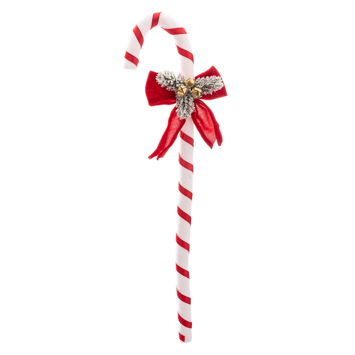 Bengala decorativa vermelha e branca 50cm