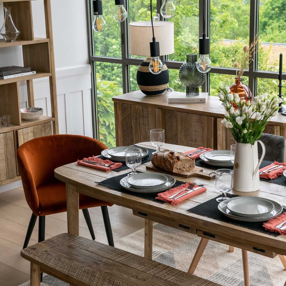 Cadeirão MARLO âmbar em veludo