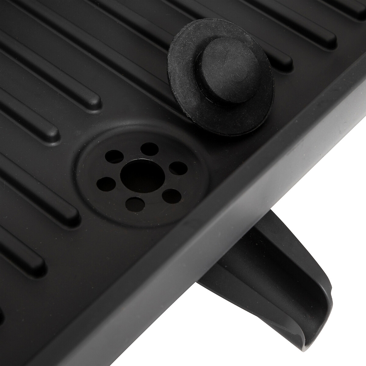 Escorredor lou&ccedil;a extens&iacute;vel BLACK EDIT preto em metal