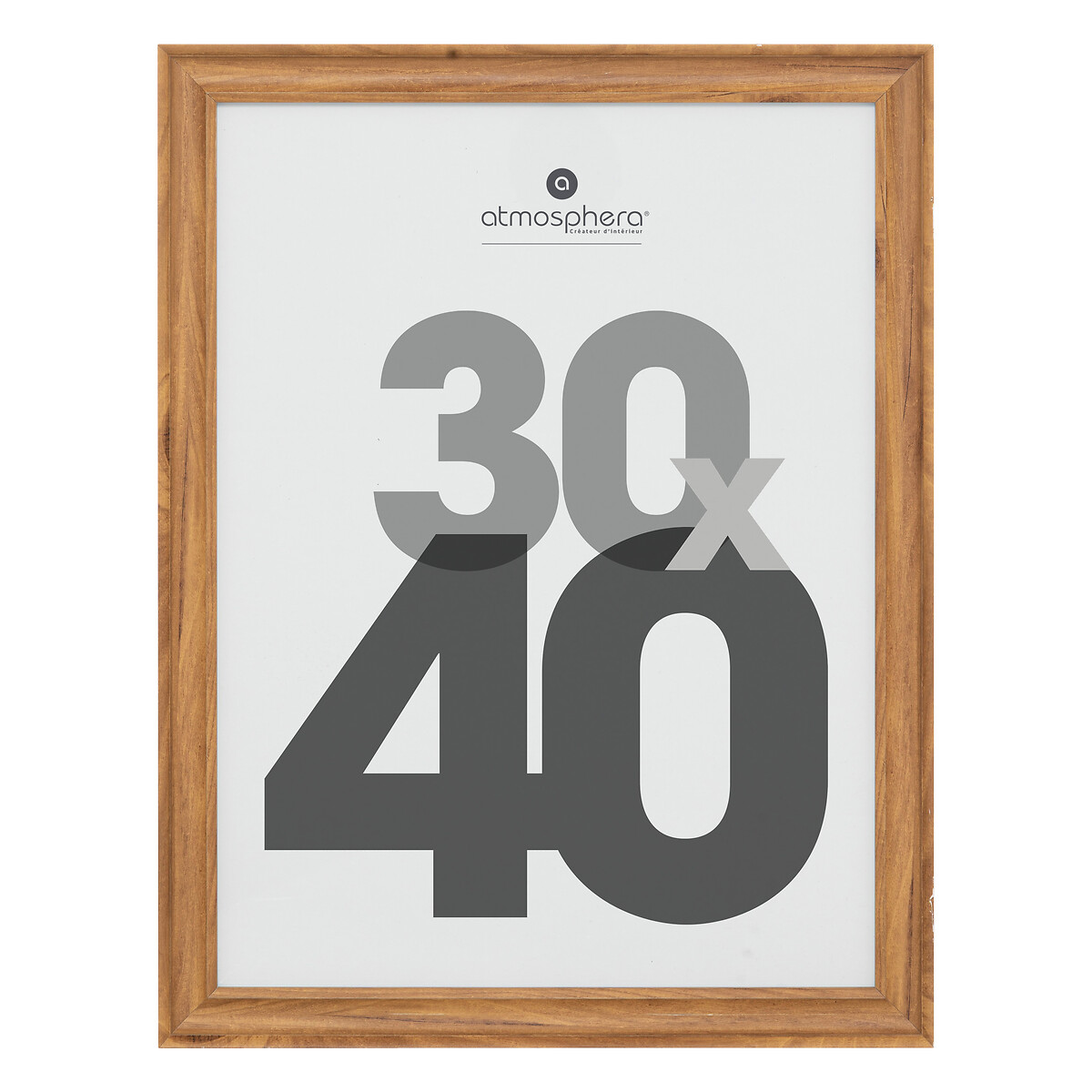 Moldura MAE castanha em mdf 30x40cm