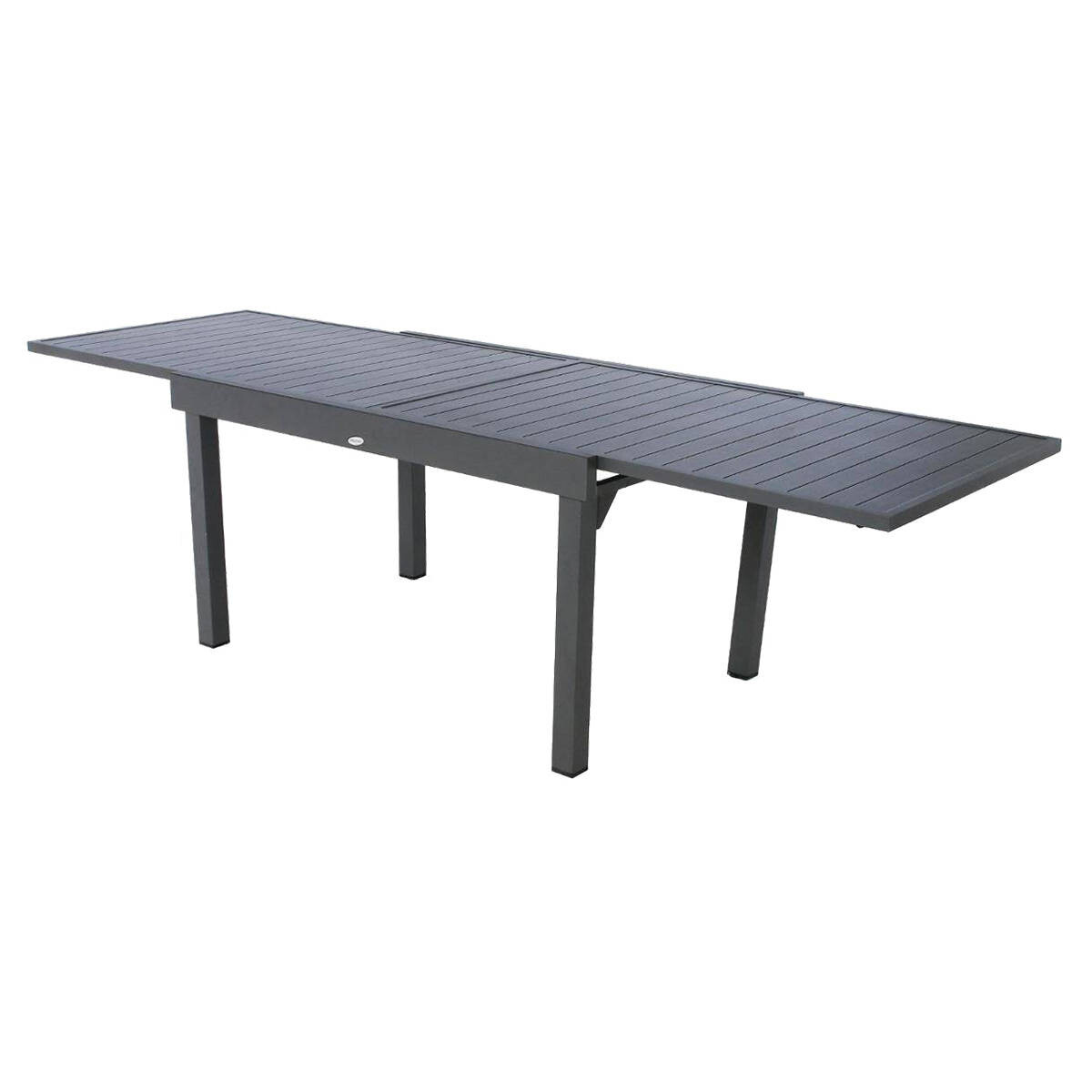 Mesa extens&iacute;vel PIAZZA cinza graphite 135-270cm