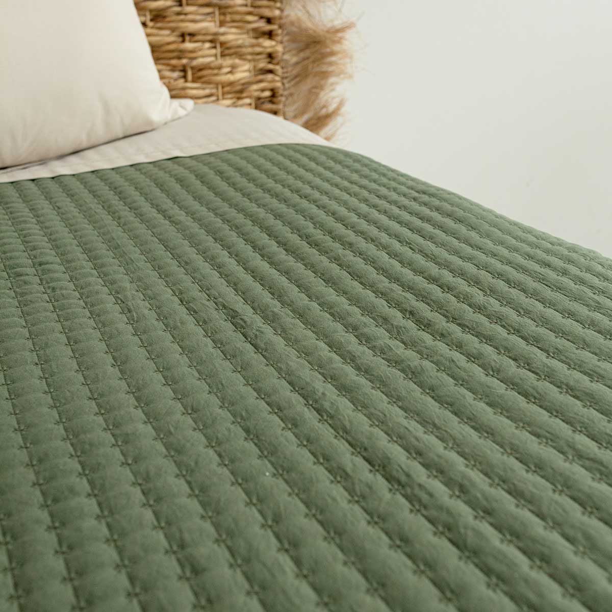 Edred&atilde;o WILD ROMANCE favo verde 220x240cm