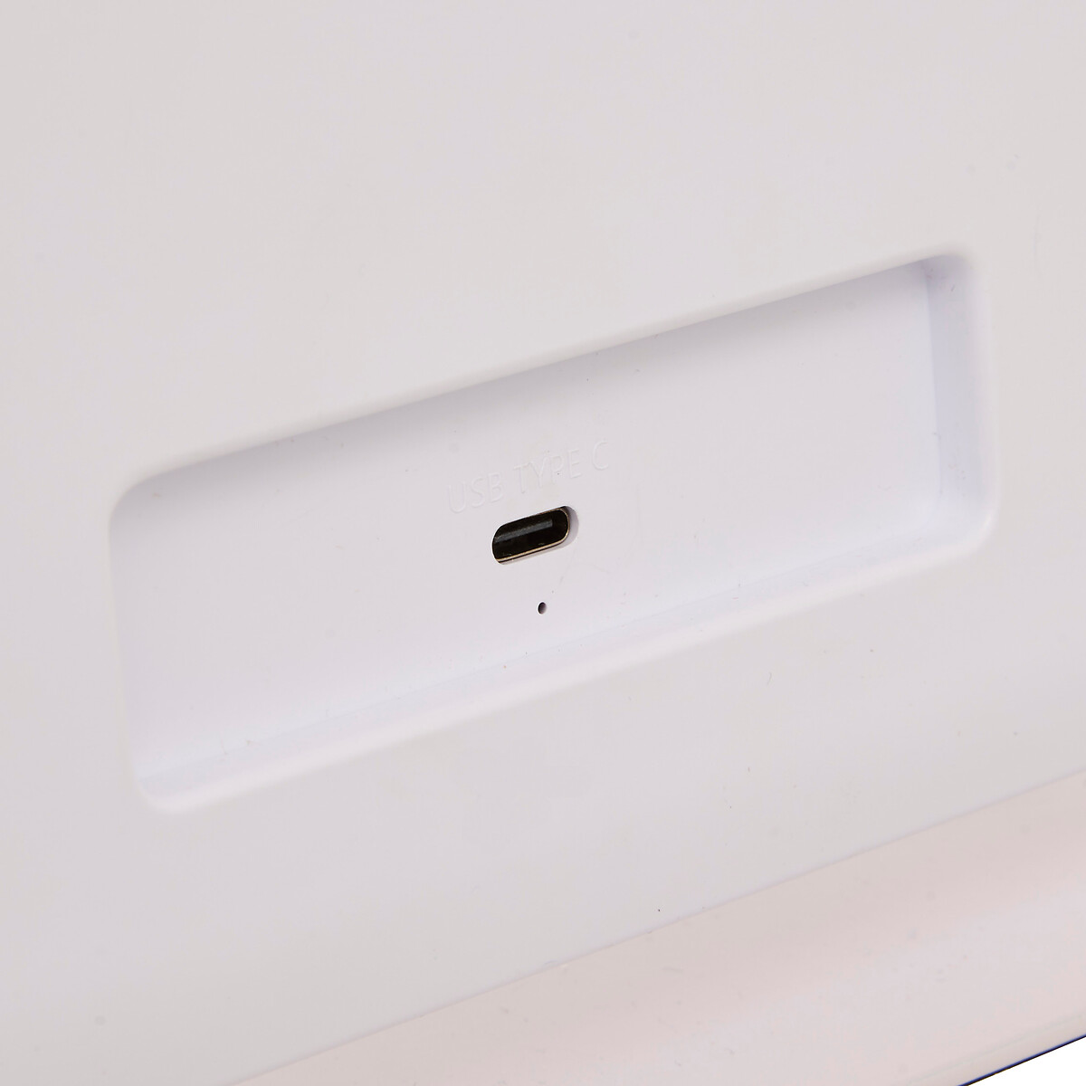 Espelho wc branco com luz led 43cm