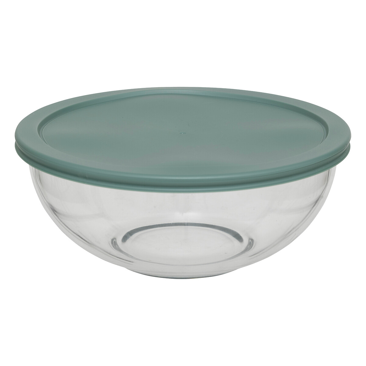 Conjunto de 3 caixas redondas em vidro