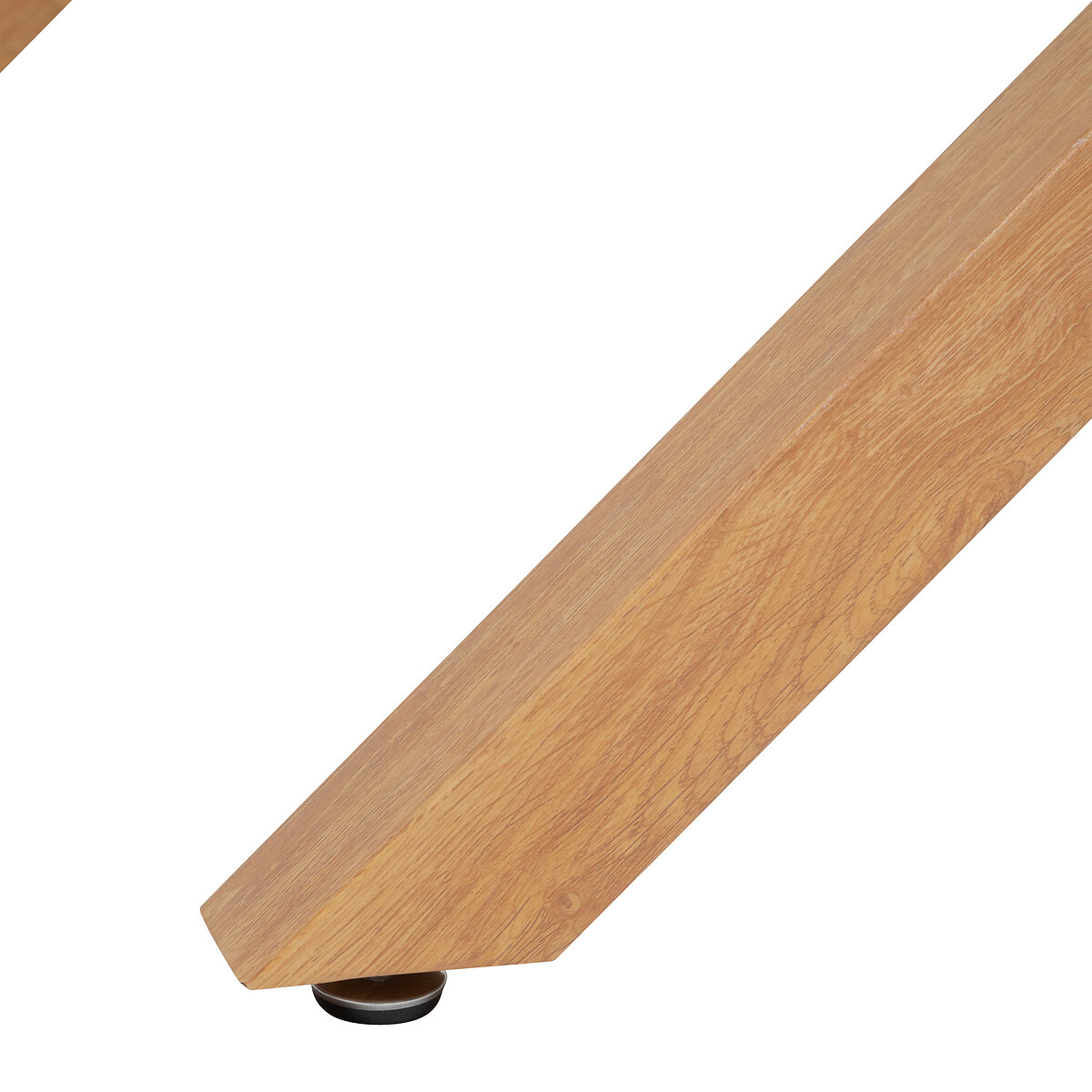 Mesa de jantar JOREL com tampo de vidro 90x180cm