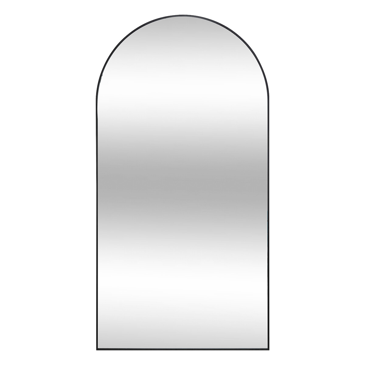 Espelho de parede ALICE preto em metal 177cm